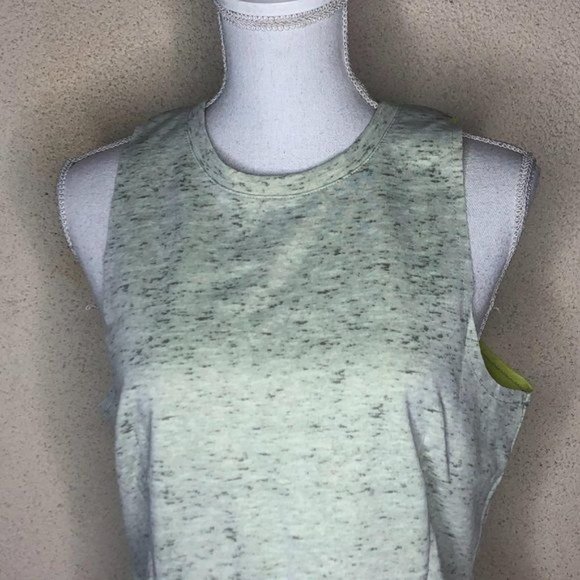 NWT Bar iii Womens Top Heather Grey Halter Neck Scuba Peplum Blouse Size XL - Picture 3 of 11